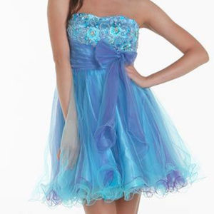 NWT Prom Cocktail Strapless Dress size small
